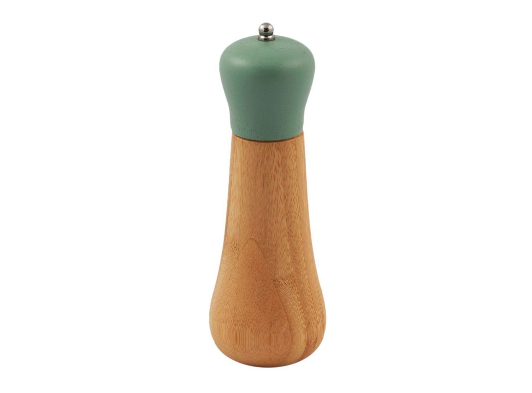 Pimentero 21 cm bamboo/celeste