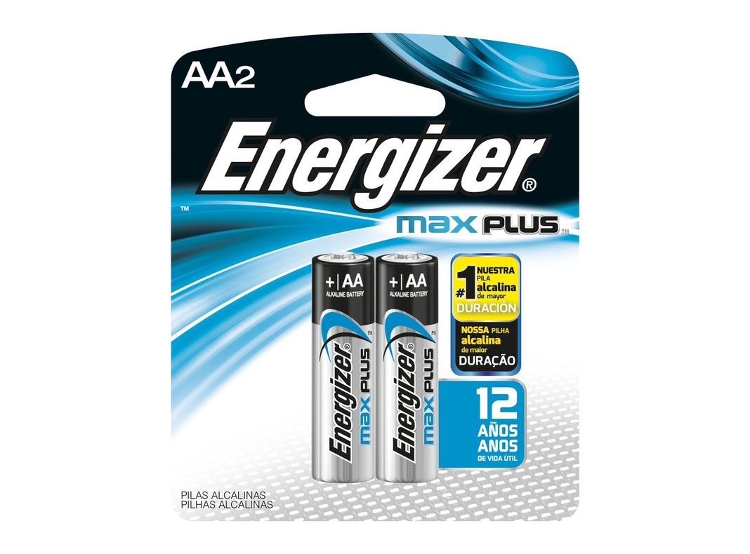 Pilas alcalina Max Plus AA 2 unidades Energizer-1