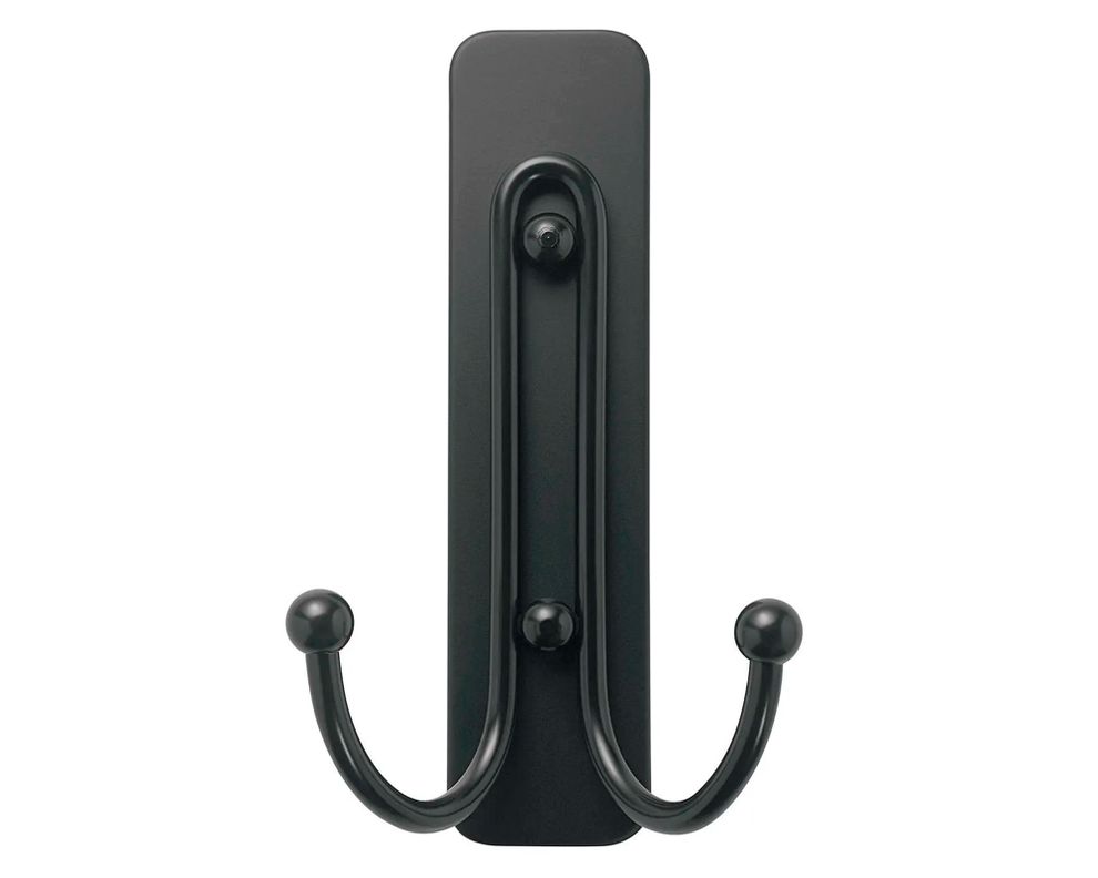 Gancho doble Grande negro opaco Command-2