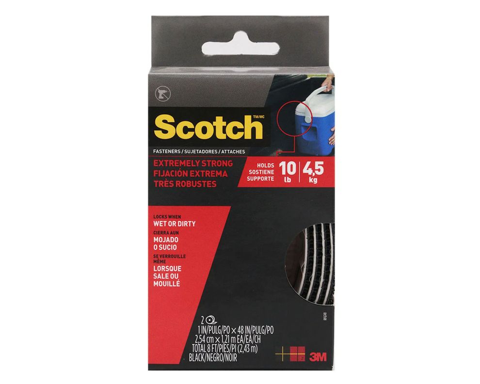 Sujetador de fijación 25,4 mm x 1,21 m 2 unidades Scotch.-0