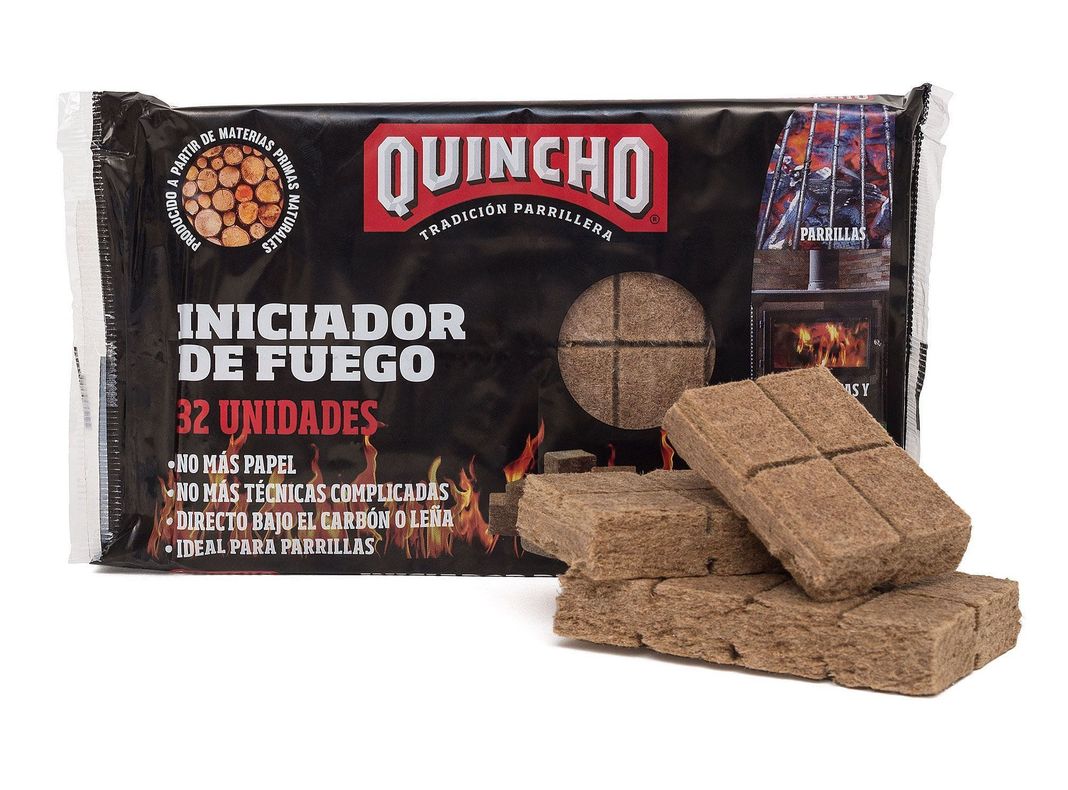 Iniciador de fuego café 32 unidades Quincho-0