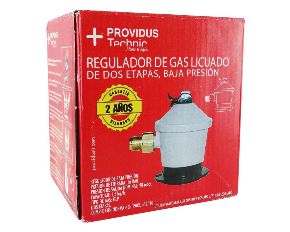 Regulador de gas 3/8'' HE TYPE W405-GLP Providus.-5