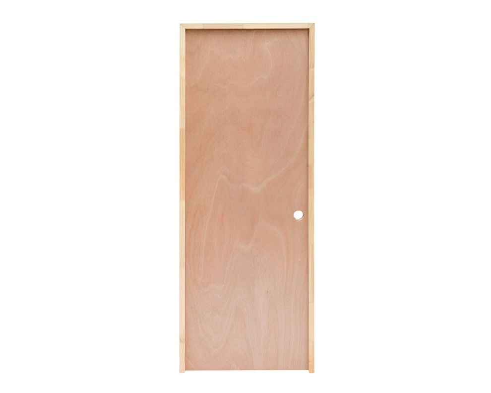 Puerta Interior Terciado 70x200 cm Igal Precolgada cm Igal derecha con perforación.-1