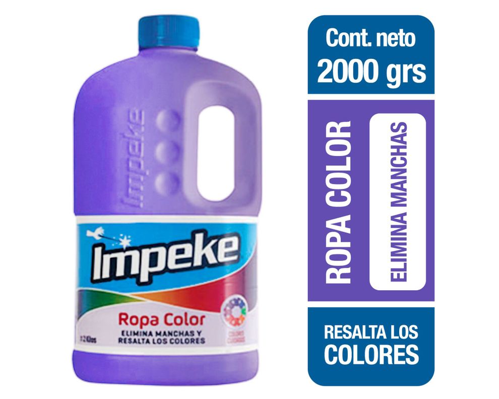 Cloro ropa color 2 kg Impeke-0