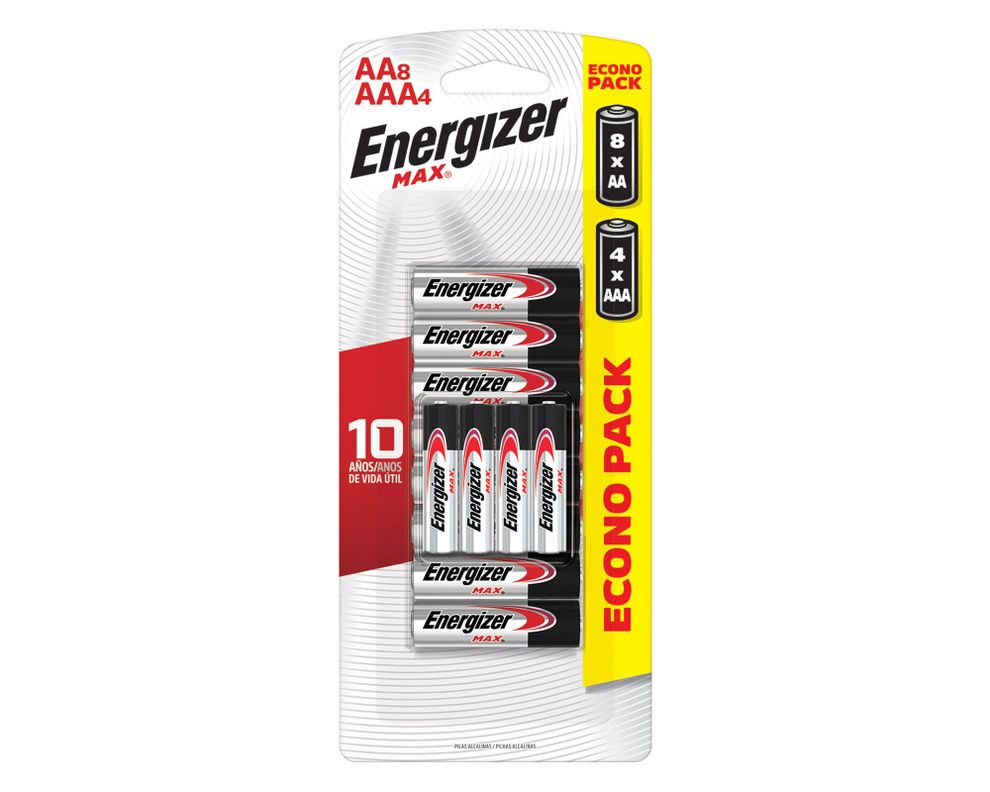 Pila alcalina 8AA + 4AAA Energizer-2
