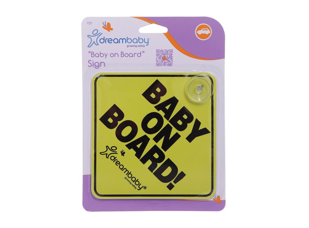 Señal bebé a bordo L211 amarillo Dreambaby-1