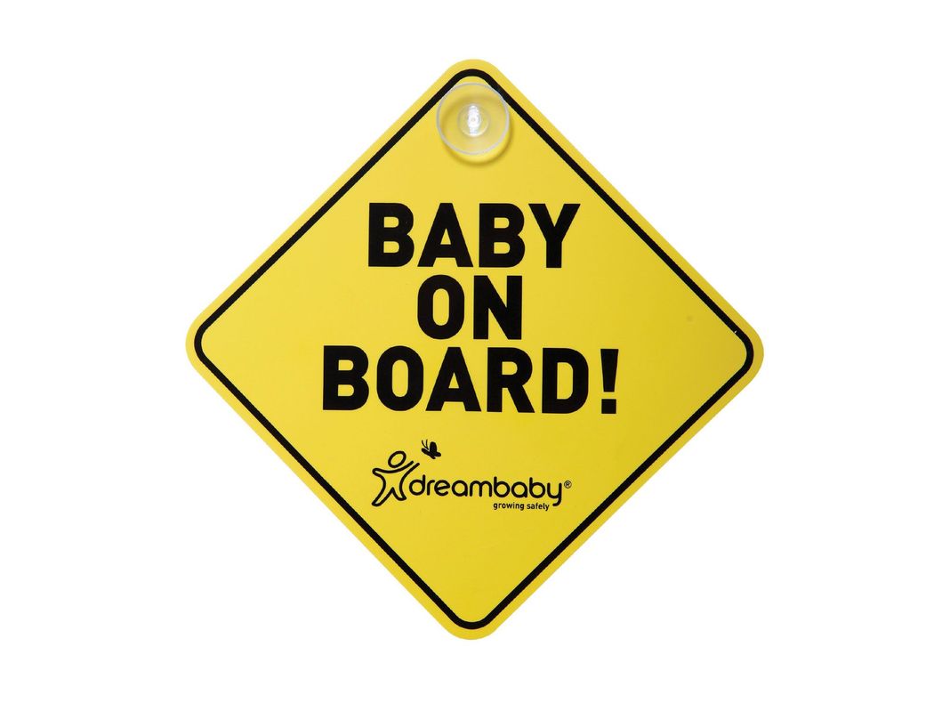 Señal bebé a bordo L211 amarillo Dreambaby-0
