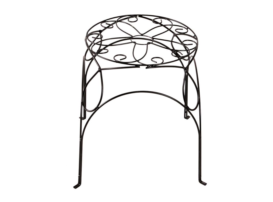 Soporte maceta negro Outzen-1