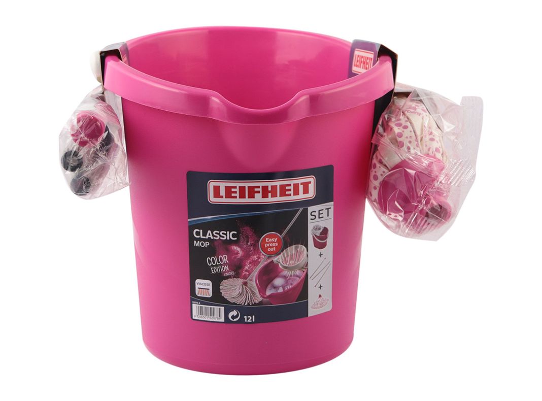 Balde 12 litros + mopa Classic Leifheit-6