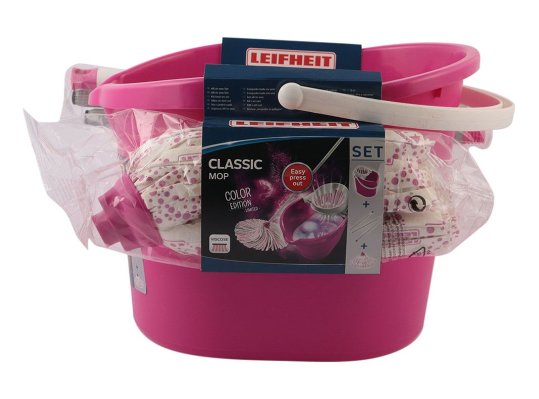 Balde 12 litros + mopa Classic Leifheit-8