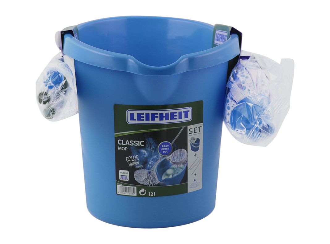 Balde 12 litros + mopa Classic Leifheit-0
