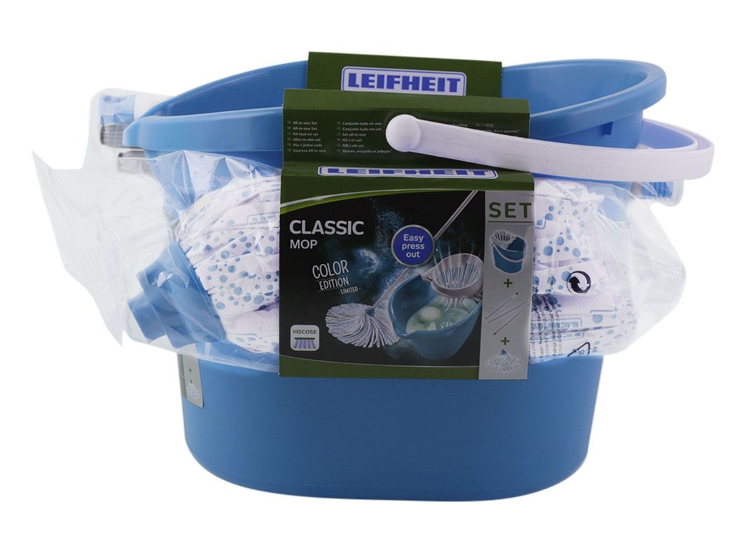 Balde 12 litros + mopa Classic Leifheit-2