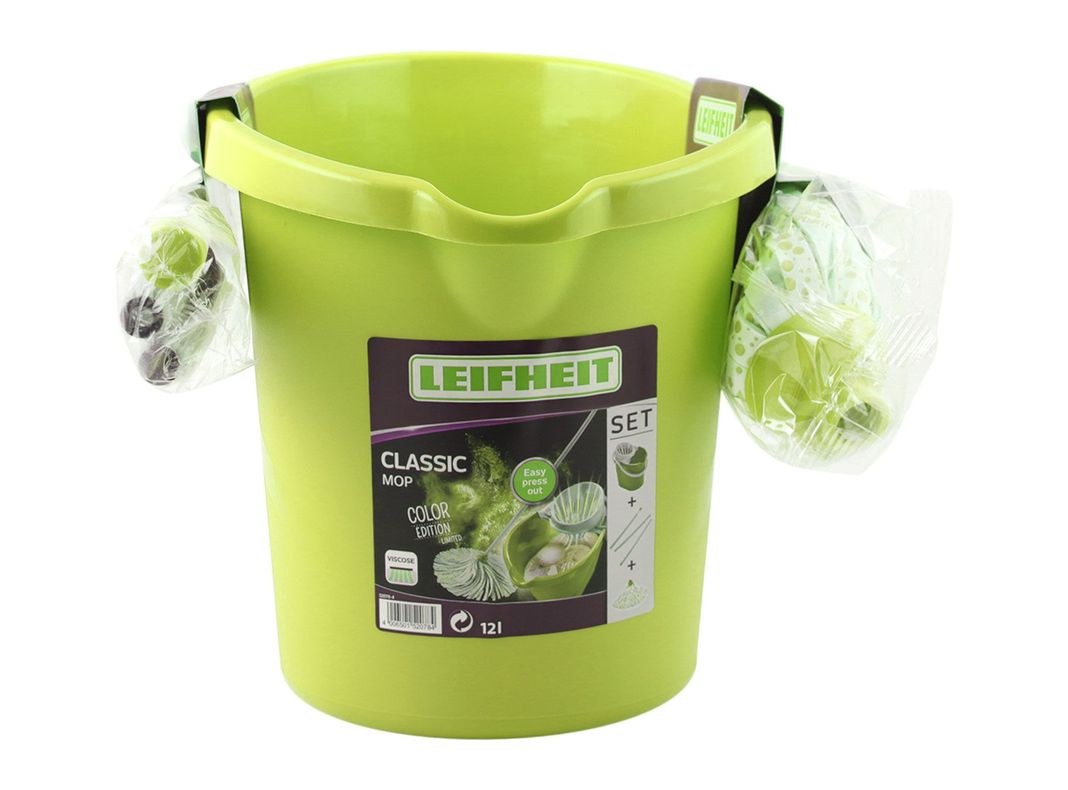 Balde 12 litros + mopa Classic Leifheit-3