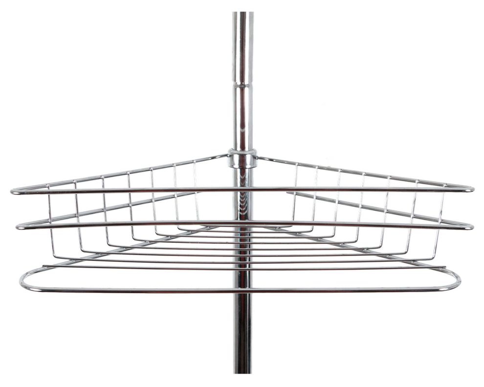 Organizador ducha 250 cm cromo Cotidiana-1