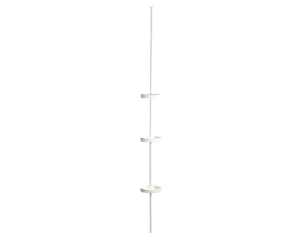 Organizador ducha 245 cm blanco Cotidiana-0