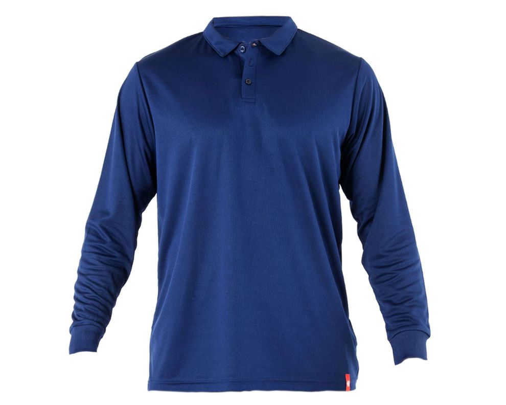 Polera manga larga Cooldry azul Alaska-0