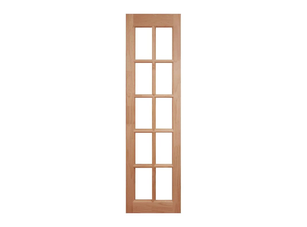 Mampara Pino Radiata Sevillana 50x210 cm 10 Vidrios Moldupanel-1