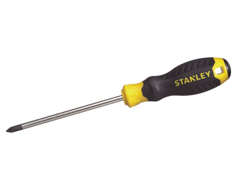 Destornillador punta cruz PH2 100 mm Cushion Grip Stanley-0
