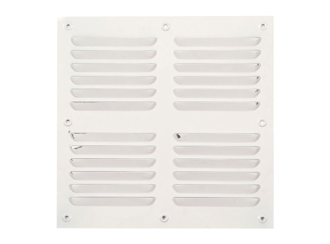 Ventilación 25x25 cm aluminio esmaltado blanco-0