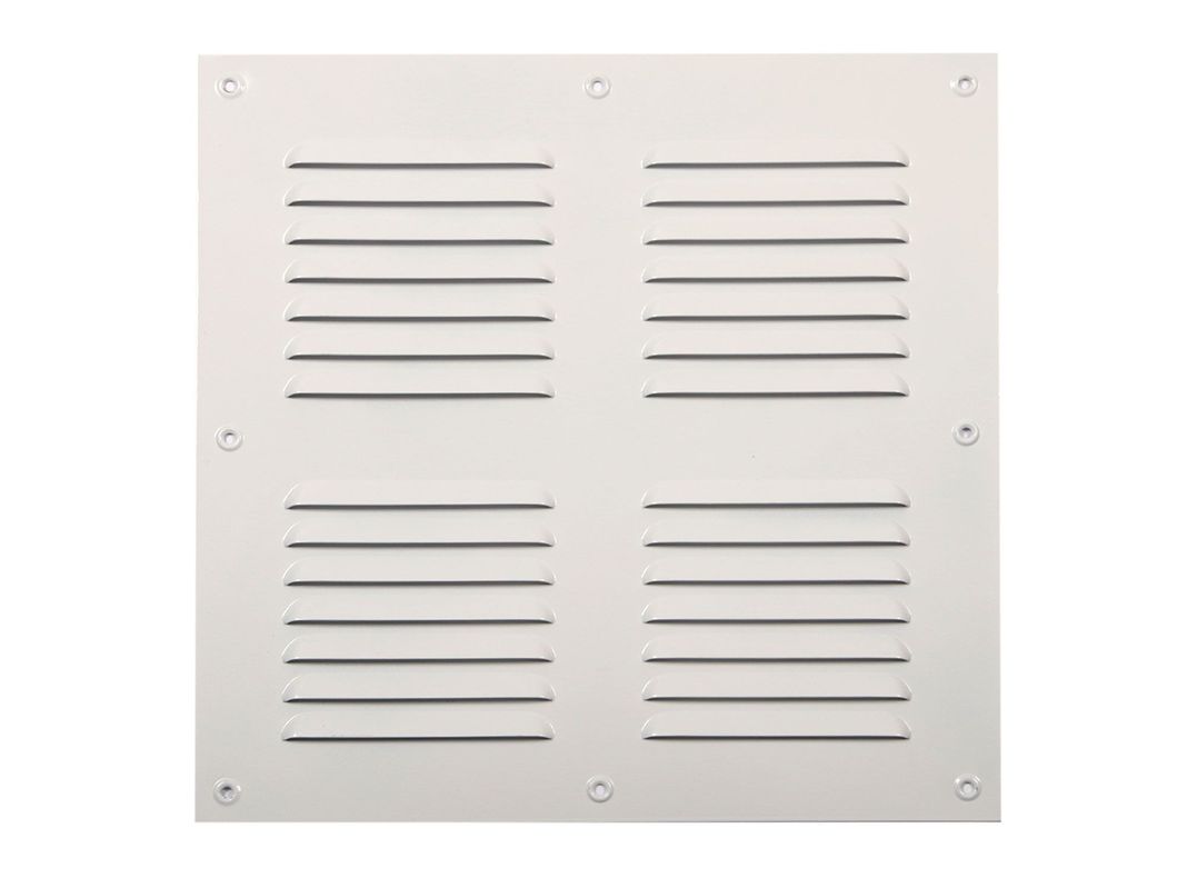 Ventilación 30x30 cm aluminio esmaltado blanco-0