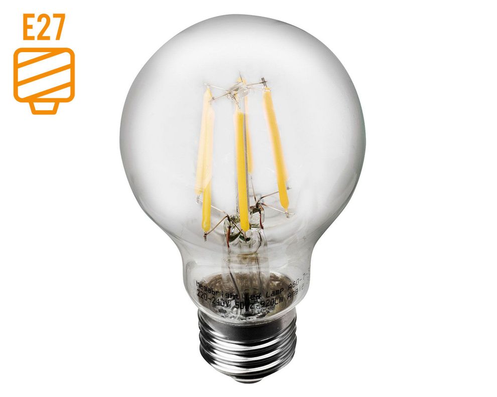 Ampolleta filamento LED 7W E27 A60 Megabright-0