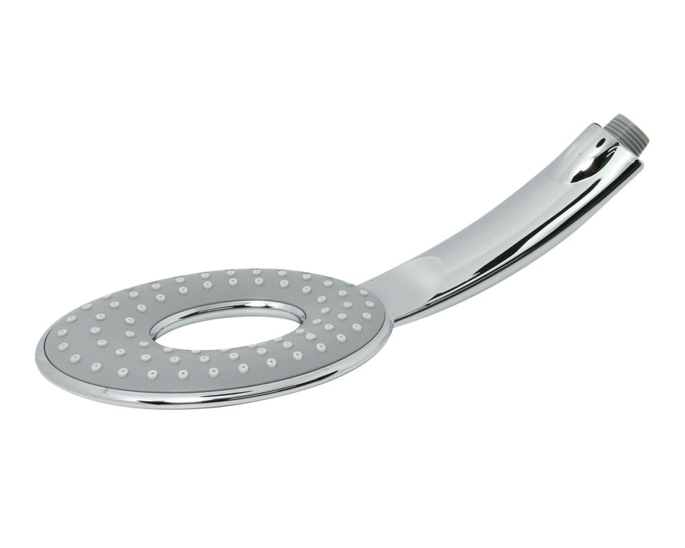 Mango ducha oval cromo Vessanti-1
