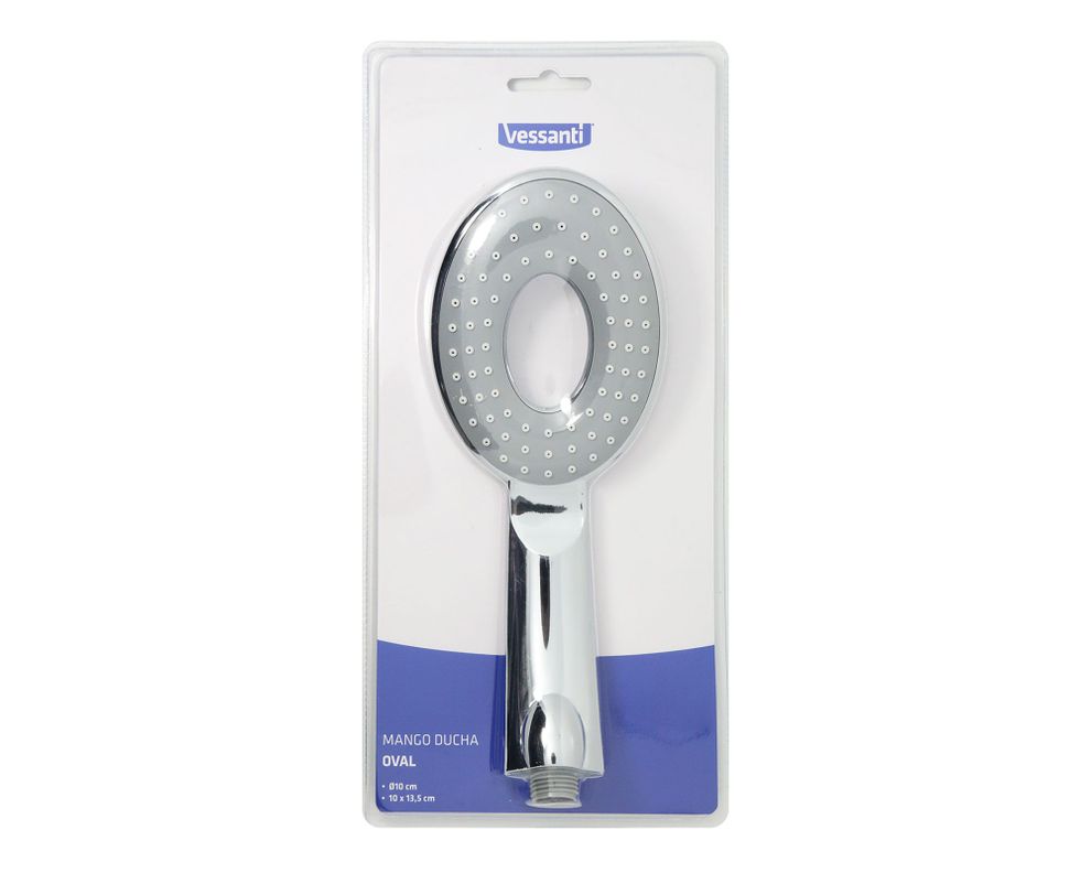 Mango ducha oval cromo Vessanti-3