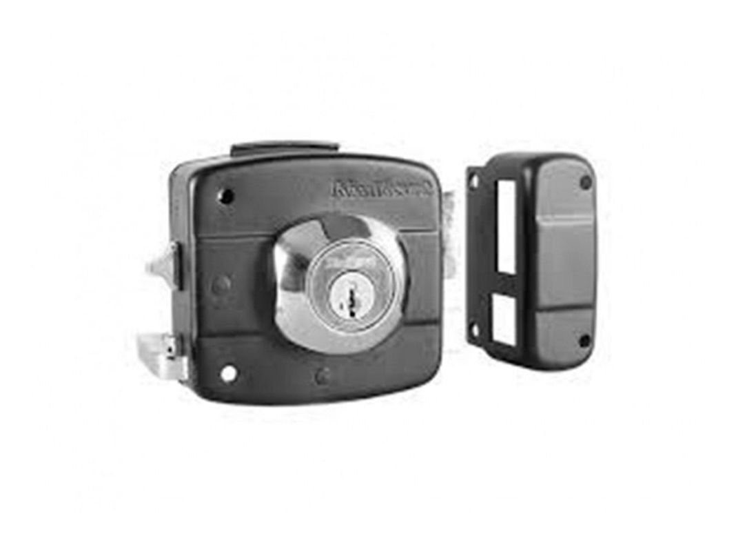 Cerradura sobreponer acceso 91910-132 negro Kwikset-0