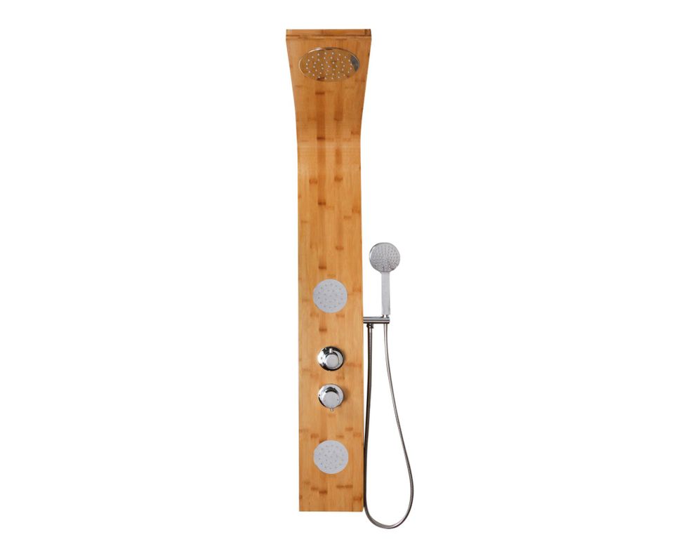 Columna ducha 140 cm 2 jets bambú Vessanti-1