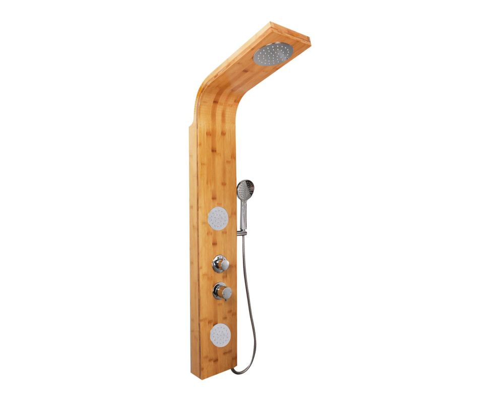 Columna ducha 140 cm 2 jets bambú Vessanti-0