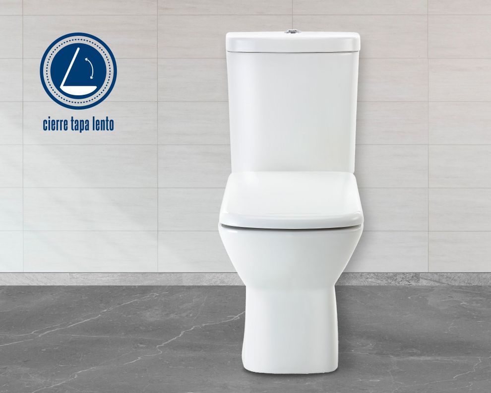 One piece 30 cm Dual flush asiento cierre suave Van rijn-5