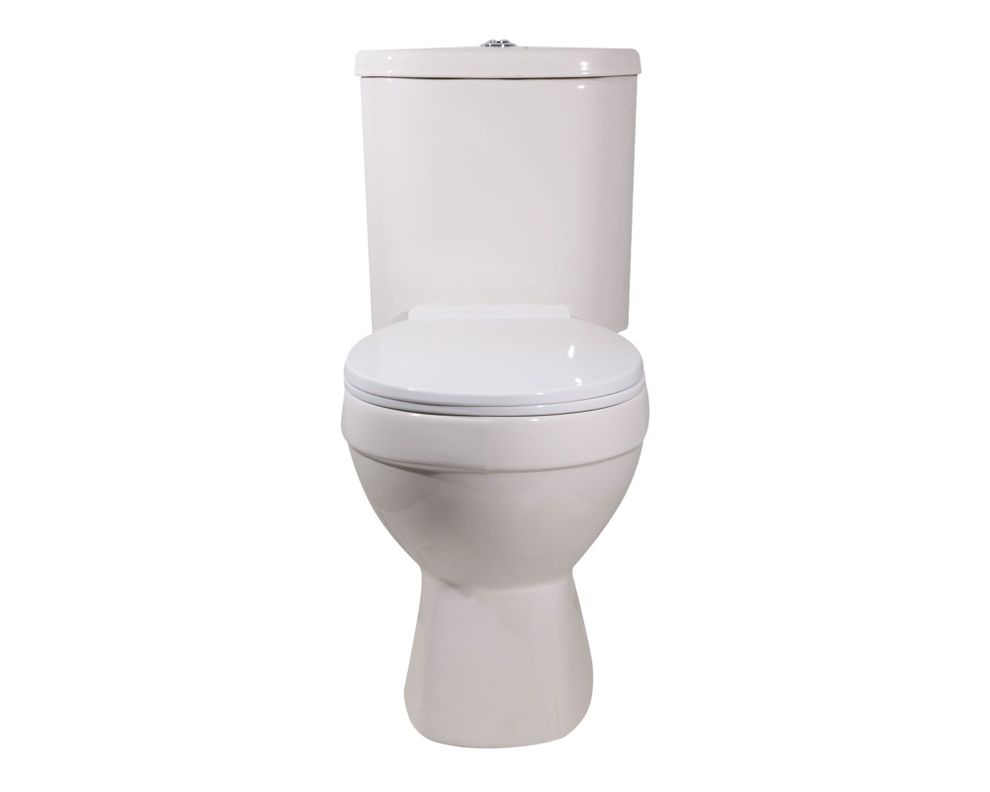 Two piece 20 cm asiento cierre suave Bali blanco-1