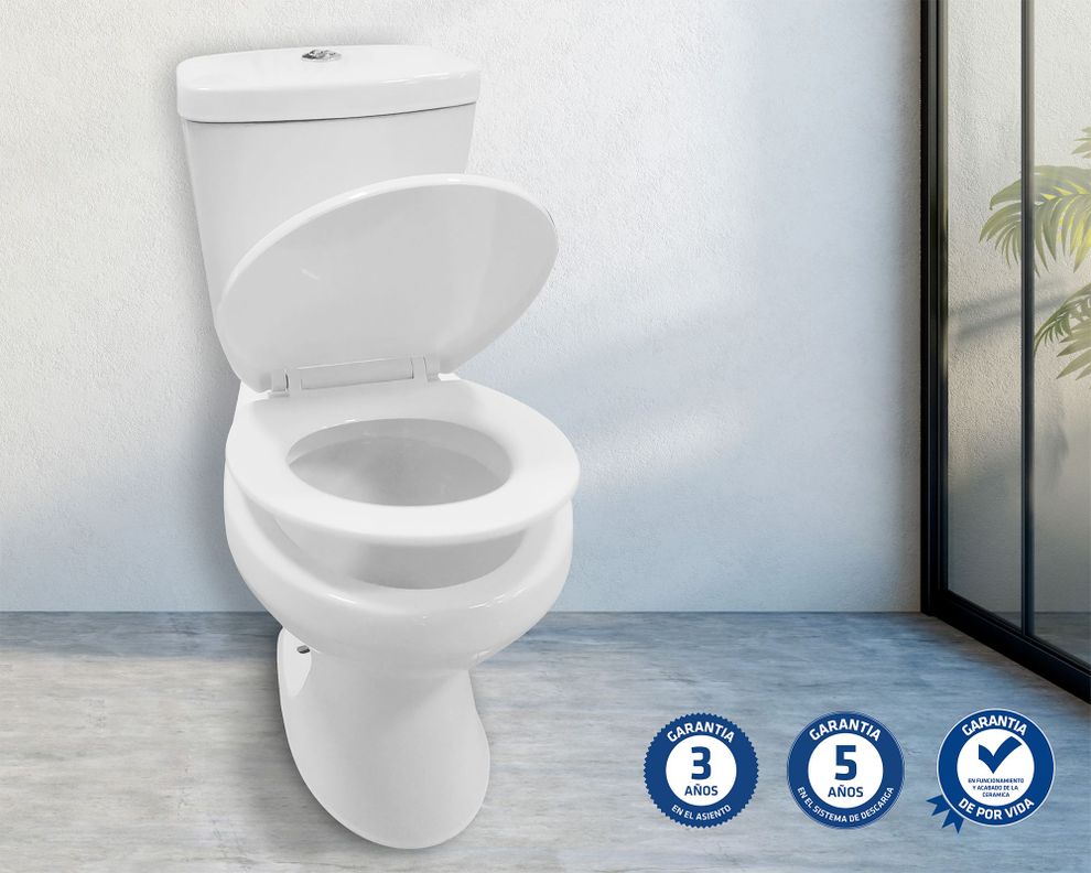 One piece 30 cm dual flush asiento cierre suave Agne-1