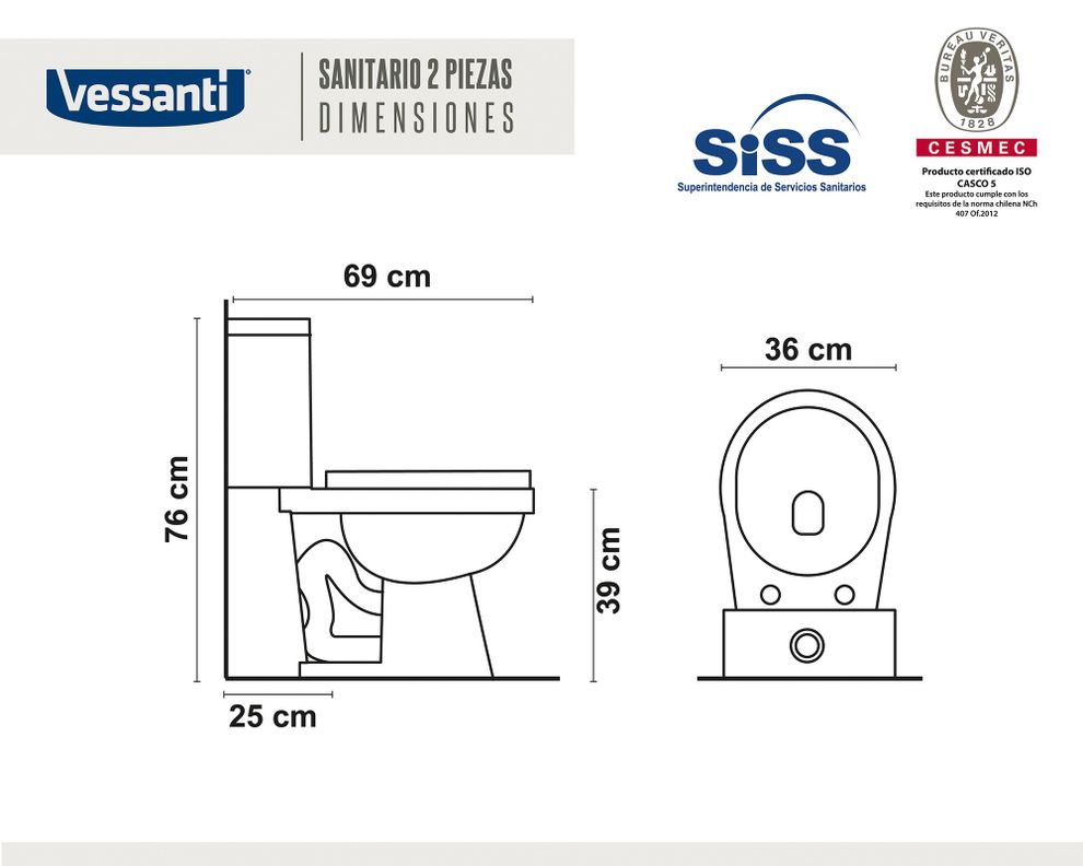 One piece 30 cm dual flush asiento cierre suave Agne-5
