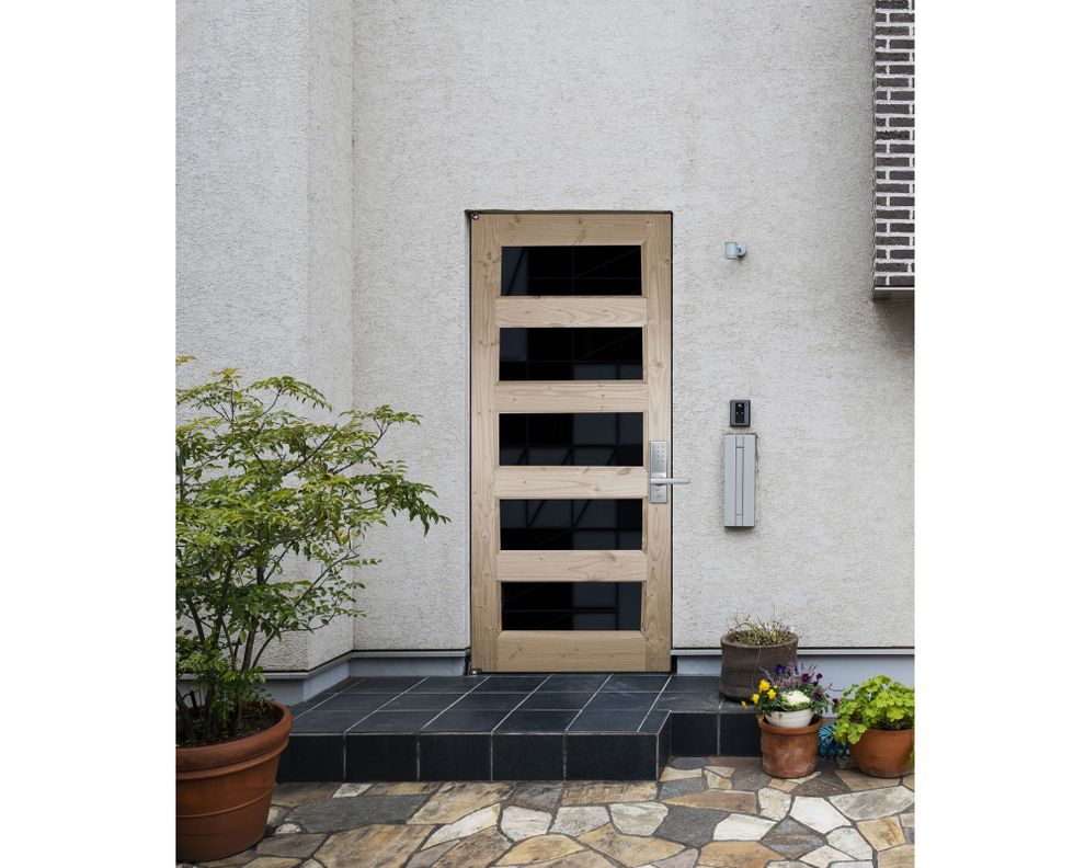 Puerta Pino Oregón Lanalhue 70x200 cm AFN-1