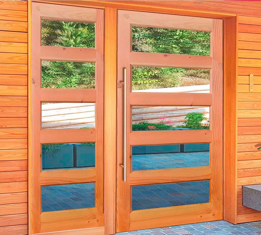Puerta Pino Oregón Lanalhue 85x200 cm AFN-0