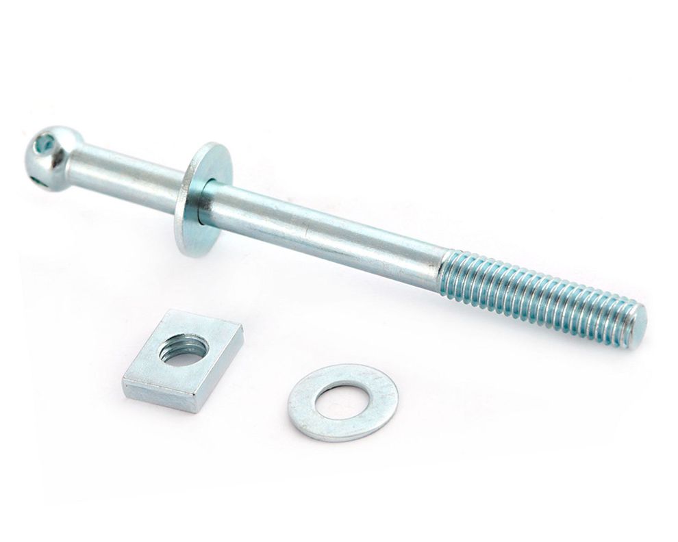 Perno marquesa con tuerca 3/8x4 1/2'' zincado 2 unidades Imporper-0