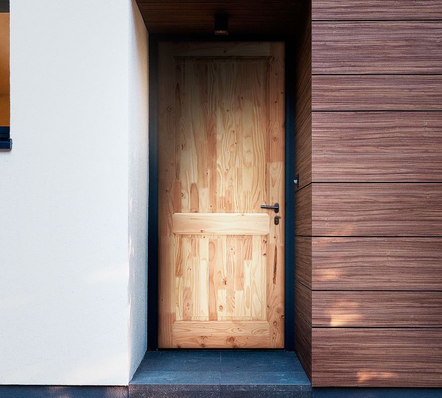 Puerta Pino Oregón Corral 85x200 cm Puertas Woods-0