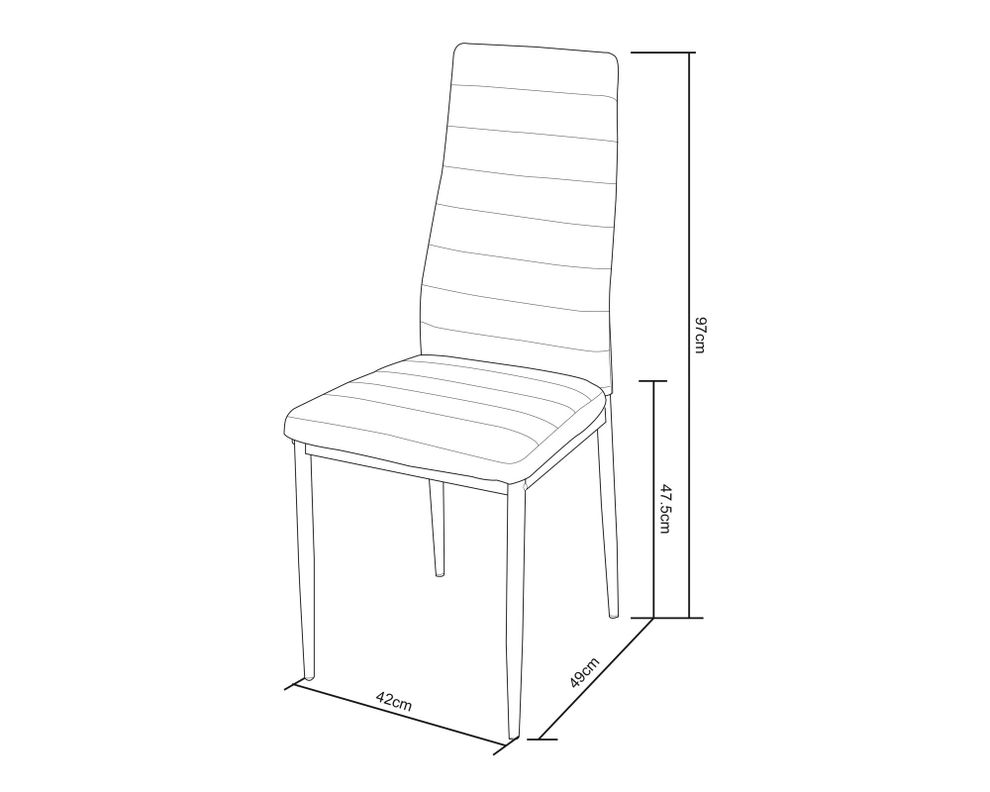Silla Liana negro M+Design-4