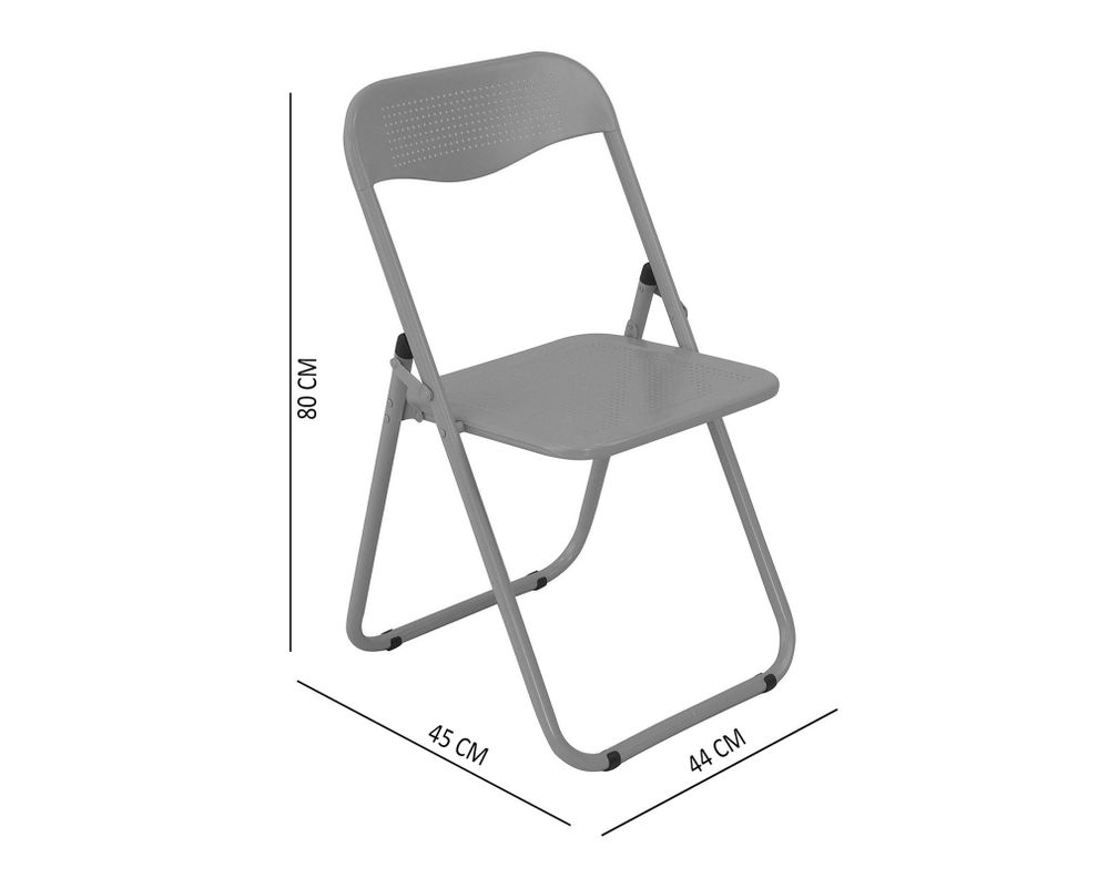 Silla plegable Holes negro M+Design-3