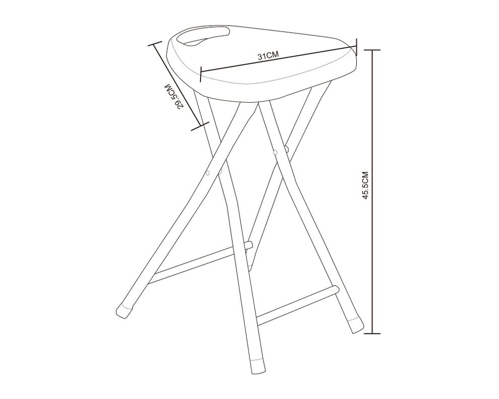 Piso plegable Con asa gris M+Design-1
