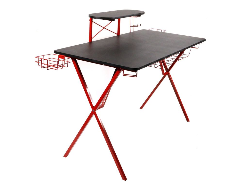 Escritorio Gamer rojo/negro M+Design-1