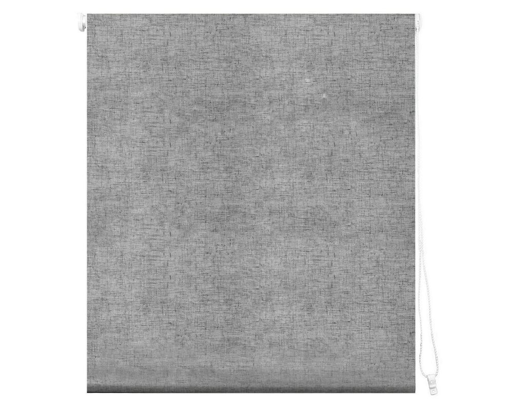 Cortina roller blackout 180x165 cm textura gris