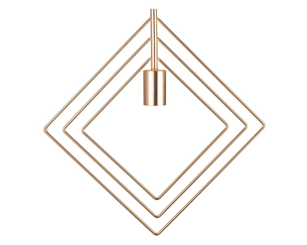 Lámpara colgar 1L E27 Diamonds gold Abitare-1
