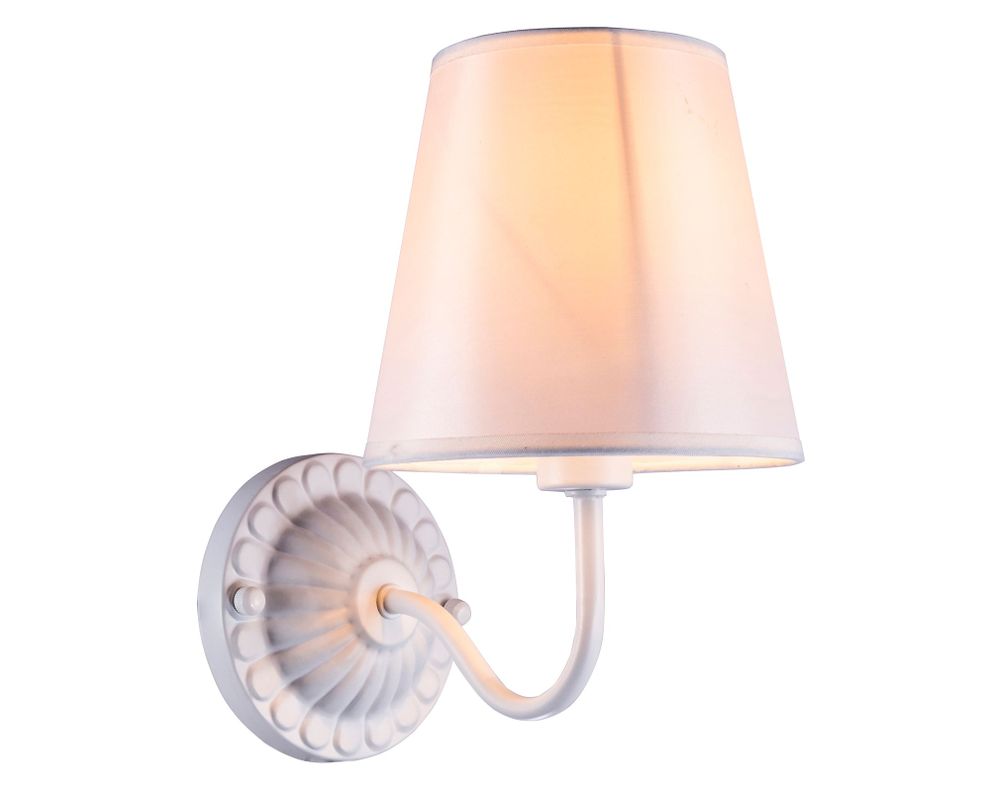Aplique 1L E14 Pantalla blanco Abitare-0