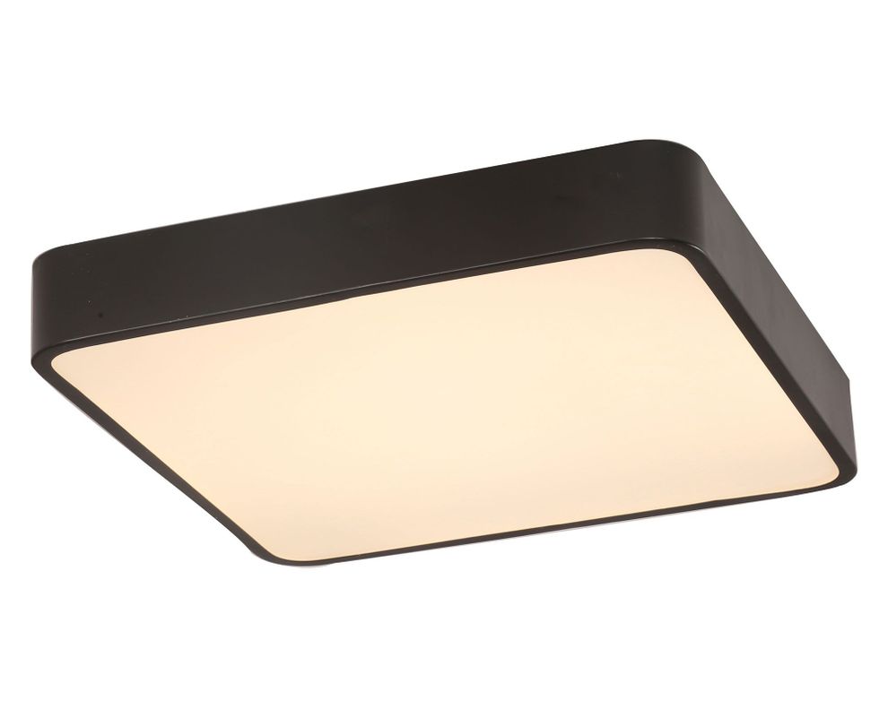 Plafón LED cuadrado negro Abitare-1