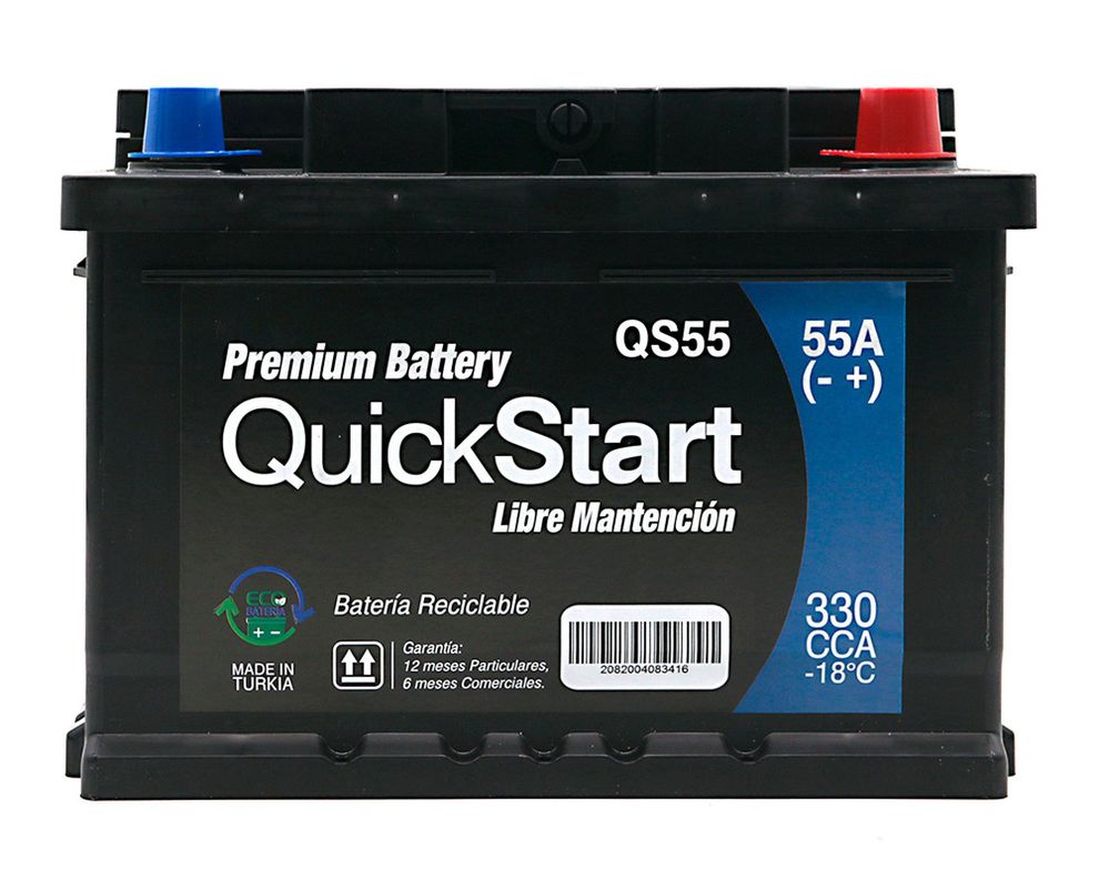 Batería 55AH 330CCA derecho QS55 Quick Start-0