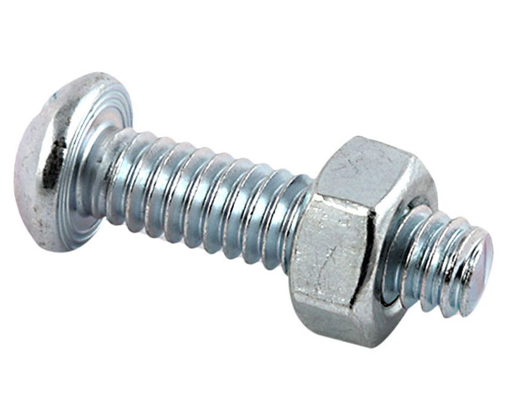 Perno cocina con tuerca 1/4x1'' zincado 20 unidades Arnik-2