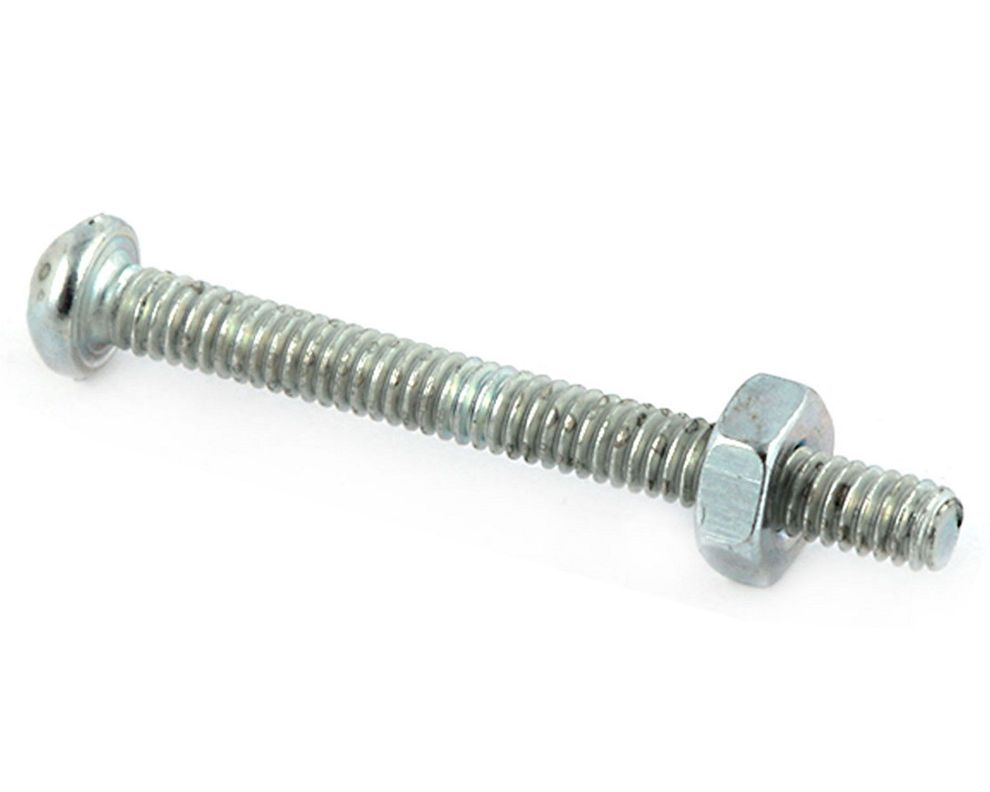 Perno cocina con tuerca 1/8x1 1/4'' zincado 20 unidades Arnik-0