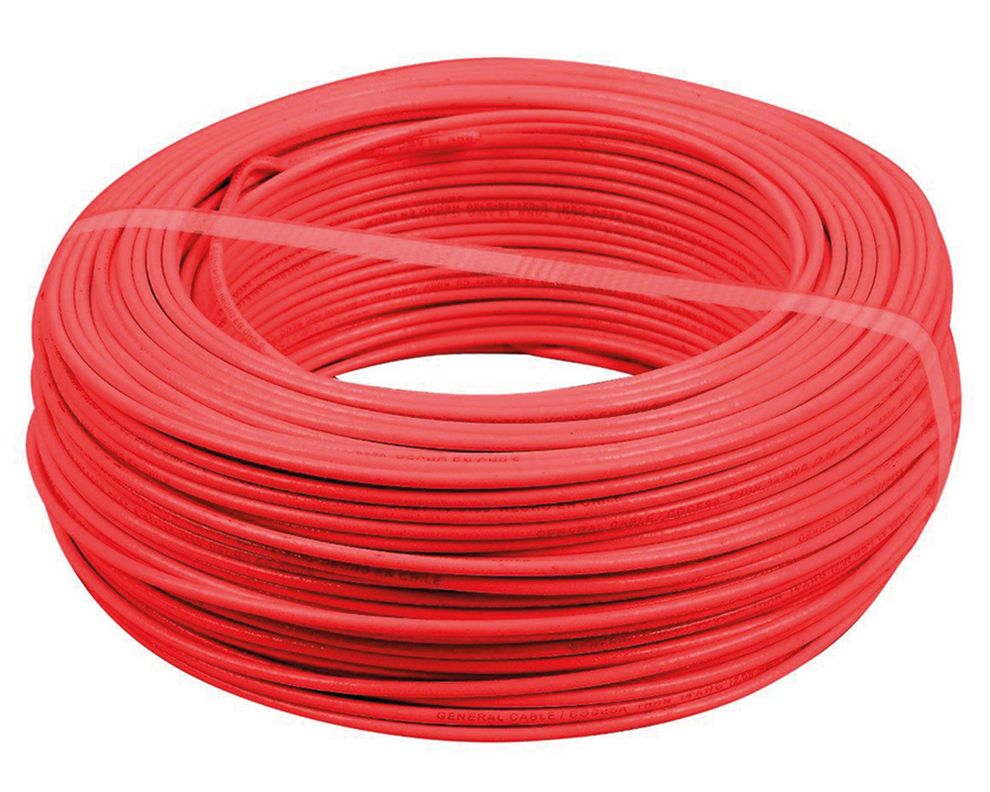 Cable EVA plus 1,5 mm 100 m H07Z1-U rojo Cocesa.-0